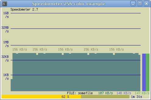 screenshot of 256 color mode