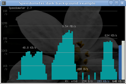 screenshot with dark transparent backgrounds